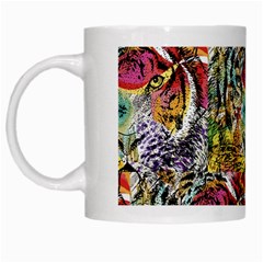 Tiger King White Mugs by Sparkle