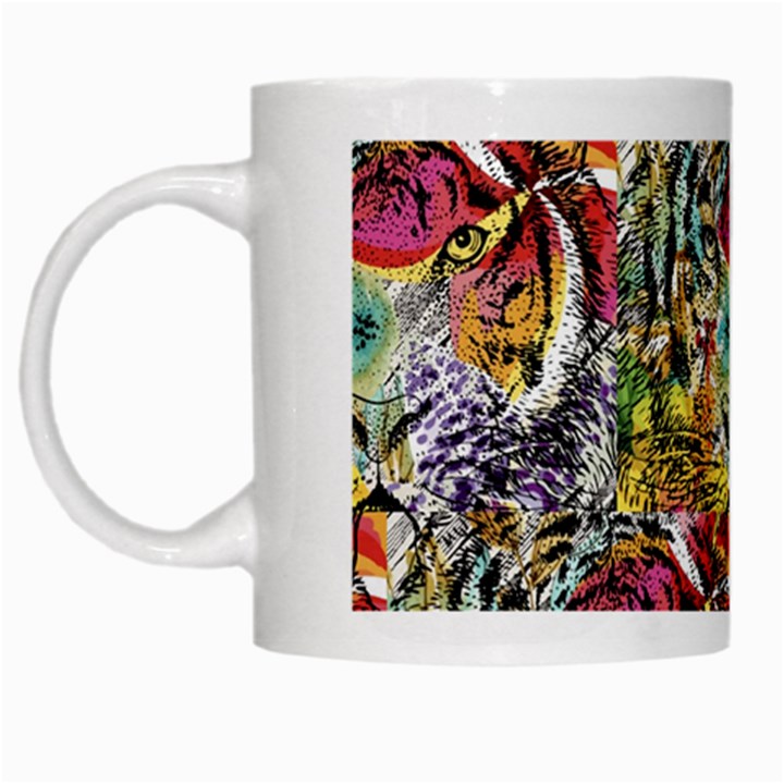 Tiger King White Mugs