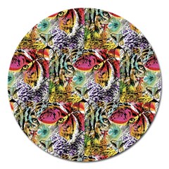 Tiger King Magnet 5  (round) by Sparkle