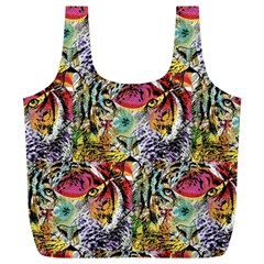 Tiger King Full Print Recycle Bag (xl) by Sparkle