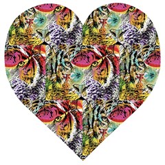 Tiger King Wooden Puzzle Heart by Sparkle