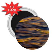 Sunset Waves Pattern Print 2 25  Magnets (10 Pack)  by dflcprintsclothing