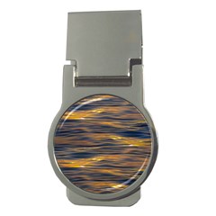 Sunset Waves Pattern Print Money Clips (round) 