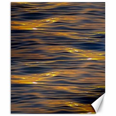 Sunset Waves Pattern Print Canvas 20  X 24  by dflcprintsclothing