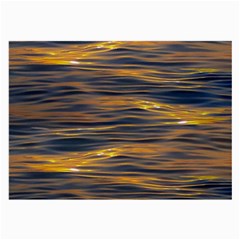 Sunset Waves Pattern Print Large Glasses Cloth (2 Sides)