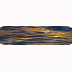 Sunset Waves Pattern Print Large Bar Mats