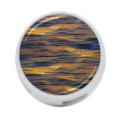 Sunset Waves Pattern Print 4-port Usb Hub (one Side) by dflcprintsclothing