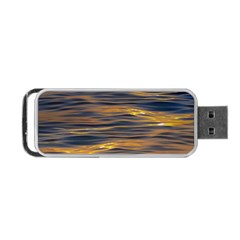 Sunset Waves Pattern Print Portable Usb Flash (two Sides) by dflcprintsclothing