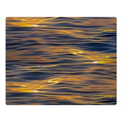 Sunset Waves Pattern Print Double Sided Flano Blanket (large)  by dflcprintsclothing