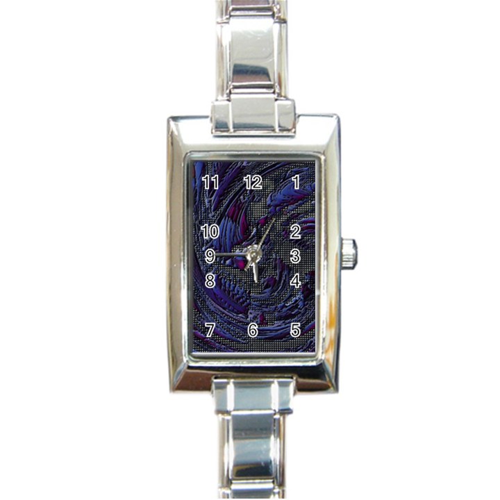 Braille Flow Rectangle Italian Charm Watch