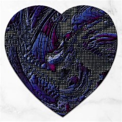 Braille Flow Jigsaw Puzzle (heart) by MRNStudios