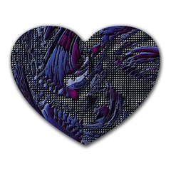 Braille Flow Heart Mousepads by MRNStudios