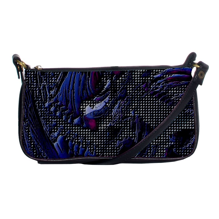 Braille Flow Shoulder Clutch Bag