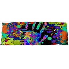 Crazy Multicolored Each Other Running Splashes Hand 1 Body Pillow Case Dakimakura (two Sides) by EDDArt