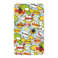 Comic Pow Bamm Boom Poof Wtf Pattern 1 Memory Card Reader (rectangular) by EDDArt