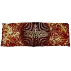 Chartres Double Infinity Antique Mandala Body Pillow Case (dakimakura) by EDDArt