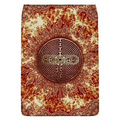 Chartres Double Infinity Antique Mandala Removable Flap Cover (l) by EDDArt