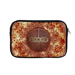 Chartres Double Infinity Antique Mandala Apple Macbook Pro 13  Zipper Case by EDDArt