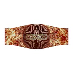 Chartres Double Infinity Antique Mandala Stretchable Headband by EDDArt