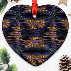 Abstract Art - Adjustable Angle Jagged 1 Ornament (heart)