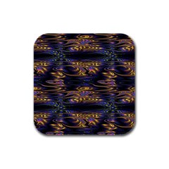 Abstract Art - Adjustable Angle Jagged 1 Rubber Square Coaster (4 Pack) by EDDArt