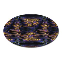 Abstract Art - Adjustable Angle Jagged 1 Oval Magnet