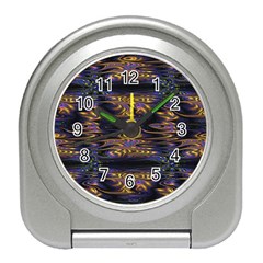 Abstract Art - Adjustable Angle Jagged 1 Travel Alarm Clock by EDDArt