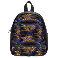 Abstract Art - Adjustable Angle Jagged 1 School Bag (small) by EDDArt