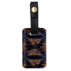 Abstract Art - Adjustable Angle Jagged 1 Luggage Tag (one Side) by EDDArt