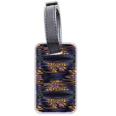 Abstract Art - Adjustable Angle Jagged 1 Luggage Tag (two Sides) by EDDArt