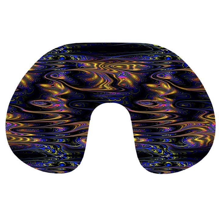 Abstract Art - Adjustable Angle Jagged 1 Travel Neck Pillow