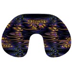 Abstract Art - Adjustable Angle Jagged 1 Travel Neck Pillow Back