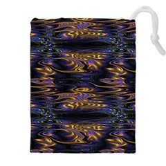 Abstract Art - Adjustable Angle Jagged 1 Drawstring Pouch (4xl) by EDDArt