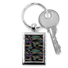 Abstract Art - Adjustable Angle Jagged 2 Key Chain (rectangle) by EDDArt