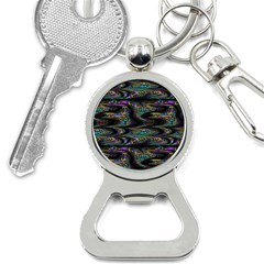 Abstract Art - Adjustable Angle Jagged 2 Bottle Opener Key Chain by EDDArt