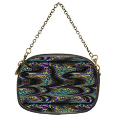 Abstract Art - Adjustable Angle Jagged 2 Chain Purse (one Side) by EDDArt