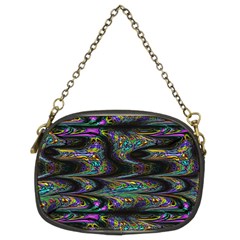 Abstract Art - Adjustable Angle Jagged 2 Chain Purse (two Sides)