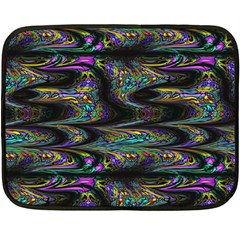 Abstract Art - Adjustable Angle Jagged 2 Fleece Blanket (mini) by EDDArt