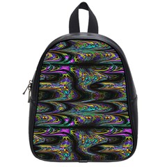 Abstract Art - Adjustable Angle Jagged 2 School Bag (small) by EDDArt