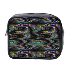 Abstract Art - Adjustable Angle Jagged 2 Mini Toiletries Bag (two Sides) by EDDArt