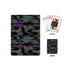 Abstract Art - Adjustable Angle Jagged 2 Playing Cards Single Design (mini)