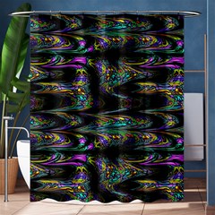 Abstract Art - Adjustable Angle Jagged 2 Shower Curtain 60  X 72  (medium)  by EDDArt