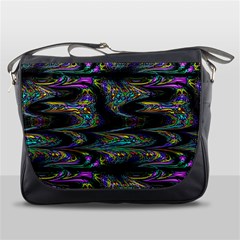 Abstract Art - Adjustable Angle Jagged 2 Messenger Bag by EDDArt