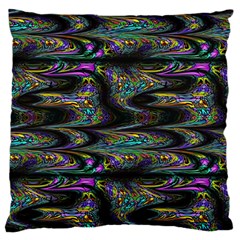 Abstract Art - Adjustable Angle Jagged 2 Large Flano Cushion Case (two Sides) by EDDArt