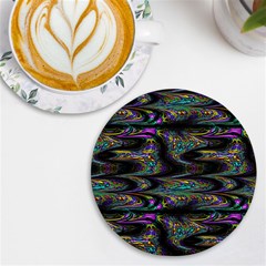 Abstract Art - Adjustable Angle Jagged 2 Uv Print Round Tile Coaster by EDDArt