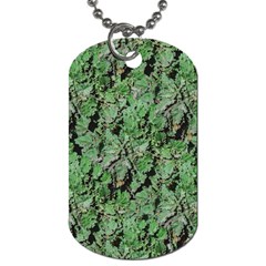 Botanic Camouflage Pattern Dog Tag (two Sides)