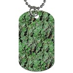 Botanic Camouflage Pattern Dog Tag (Two Sides) Front