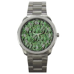 Botanic Camouflage Pattern Sport Metal Watch by dflcprintsclothing