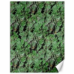 Botanic Camouflage Pattern Canvas 36  X 48  by dflcprintsclothing