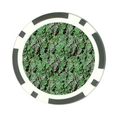 Botanic Camouflage Pattern Poker Chip Card Guard by dflcprintsclothing